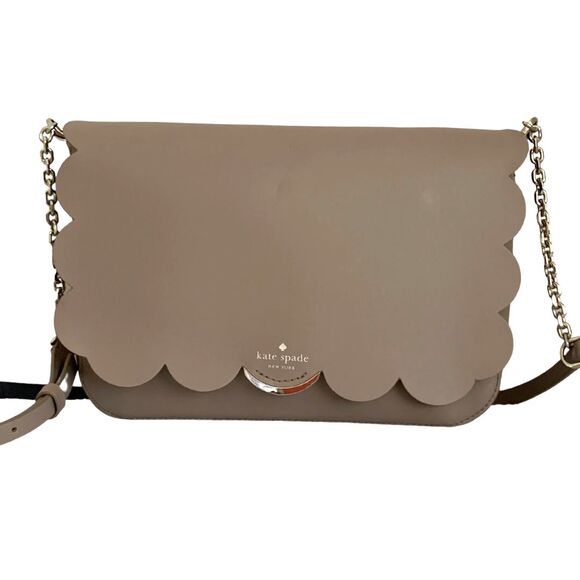 Kate Spade Magnolia Street Scalloped Edge Flap Crossbody Bag - Picture 1 of 15